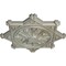 Ekena Millwork Antilles Ceiling Medallion (Fits Canopies up to 6"), Hand-Painted Flash Gold, 38 1/4"OD x 1 1/2"P CM38ANFLS - alternate 3